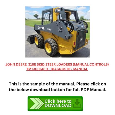 john deere 318 skid steer specs|john deere 318e manual.